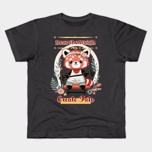 Red Panda Work Out! Bear the Weigh, Create Fate! Kids T-Shirt